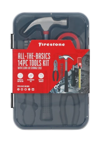 Thumbnail 1: Firestone 14 Pc All-The-Basics Tools Kit 