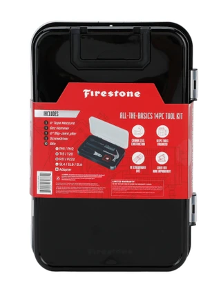 Thumbnail 2: Firestone 14 Pc All-The-Basics Tools Kit 