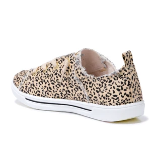Thumbnail 3: BOBS from Sketchers Women's B Cute 2.0 Leopard Print Casual Vegan Sneakers 
