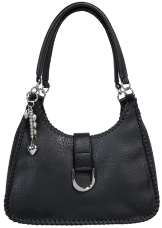 Thumbnail 1: Sage and Saddle Double Handle Satchel w/ Whipstitch & Metal Charm 