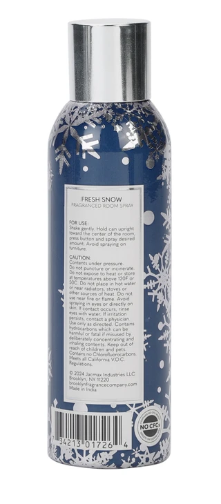 Thumbnail 2: Brooklyn Fragrance Co 6 oz Fresh Snow Fragrance Room Spray 
