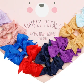 Thumbnail 2: Simply Petals Baby Girls 40 Pk Hair Bows  