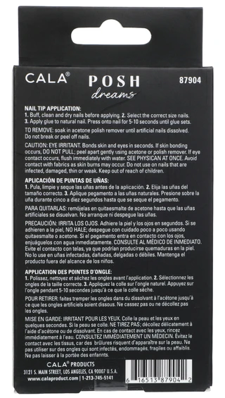 Thumbnail 2: CALA 24 Pk Posh Dreams Short Press On Nails  