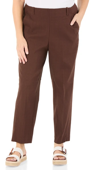 Thumbnail 1: Zac & Rachel Women's Plus Slim Ankle Pull On Pants  