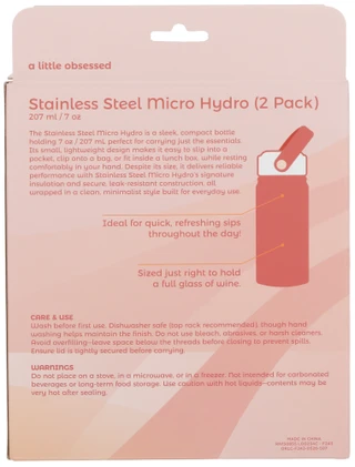 Thumbnail 2: A little obsessed 2 Pk Stainless Steel Micro Hydro Tumblers 