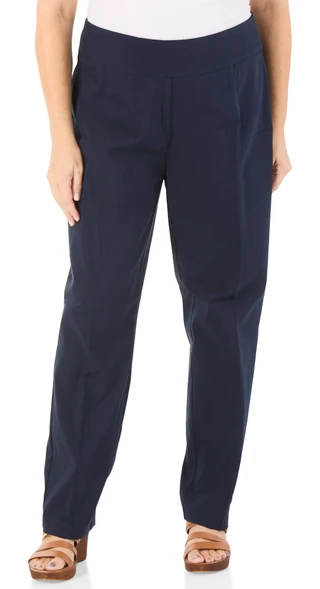 Thumbnail 1: Zac & Rachel Women's Plus Stretch Waist Pull On Pants 