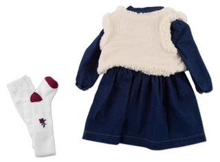 Thumbnail 2: Kensie Girl Toddler Girls 3 Pc Denim Dress Set 