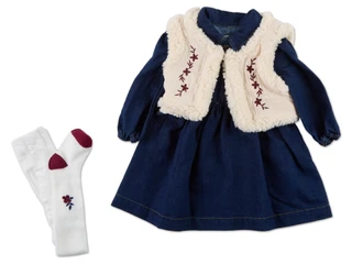 Thumbnail 1: Kensie Girl Toddler Girls 3 Pc Denim Dress Set 
