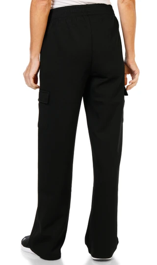 Thumbnail 2: VOGO Women's Active Scuba Cargo Wide Leg Pants 