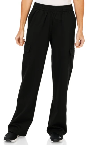 Thumbnail 1: VOGO Women's Active Scuba Cargo Wide Leg Pants 