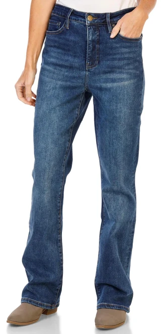 Thumbnail 1: RM Women's High Rise Bootcut Jeans 