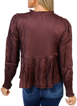 Thumbnail 2: Dear John Women's Ruffle Peplum Top  