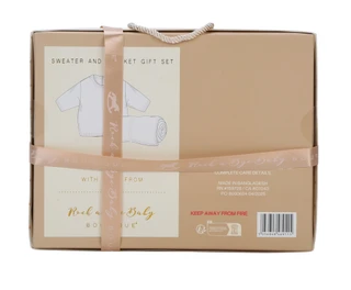 Thumbnail 2: Rock a Bye Baby Boutique 2 Pc Baby Sweater & Blanket Gift Set 