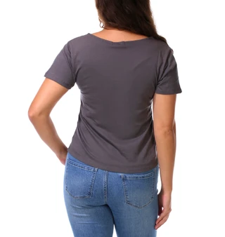 Thumbnail 2: Vintage threadz Juniors Short Sleeve Rhinestone Graphic Tee 