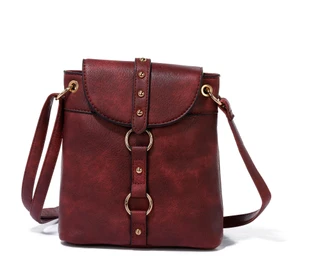 Thumbnail 1: Sage and Saddle Cow Print Studded Crossbody Bag with Flap Closure 