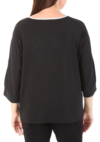 Thumbnail 2: RIO & RIAN Women's Plus Seam Trim Top  