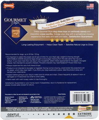 Thumbnail 2: Nylabone Gourmet Style Chicken Flavor Strong Dog Chew Toy  