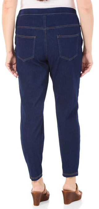 Thumbnail 2: Zac & Rachel Women's Plus Stretch Mid Rise Pull On Jeans  