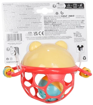 Thumbnail 2: Disney Baby's Winnie The Pooh Jingle & Shake Rattle 