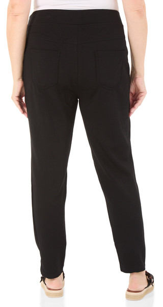 Thumbnail 2: KAY UNGER Women's Plus Skinny Pull On Pants w/ Back Pockets 