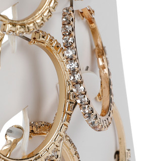 Thumbnail 2: Forever 21 3 Pk Gold Hoop Earrings  