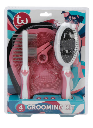 Thumbnail 1: Tail Waggers  4 Pc Dog Grooming Kit  
