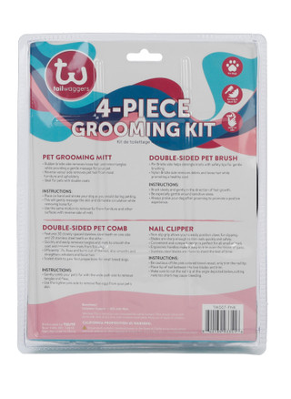 Thumbnail 2: Tail Waggers  4 Pc Dog Grooming Kit  