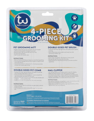 Thumbnail 2: Tail Waggers  4 Pc Dog Grooming Kit  