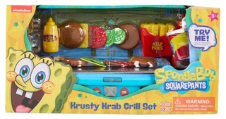 Thumbnail 1: Brooklyn Lollipop 32 Pc Spongebob Squarepants Krusty Krab Grill Playset 