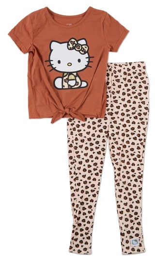 Thumbnail 1: Hello Kitty Big Girls 2 Pc Hello Kitty Pants Set  