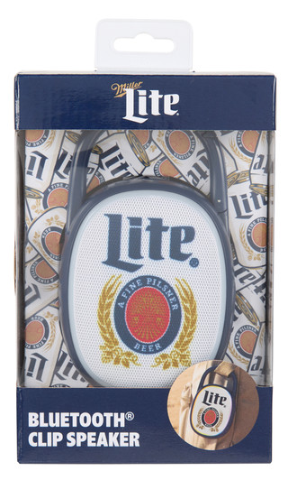 Thumbnail 1: MILLER LITE Bluetooth Clip Speaker 