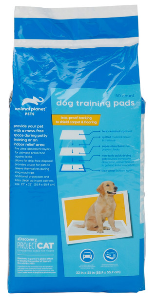 Thumbnail 2: Animal Planet 50 Pk 22x22 Pet Training Pads 