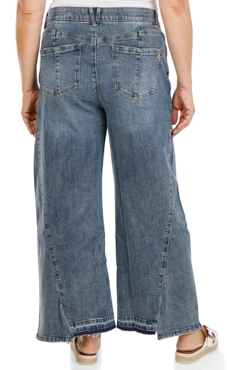 Thumbnail 2: Democracy Women's Plus Wide Leg Skyrise Jeans  