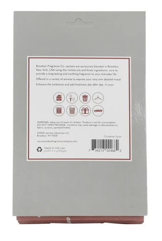 Thumbnail 2: Brooklyn Fragrance Co. 3 Pk Christmas Cinnamon Spice Scented Sachets 