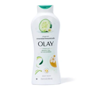 Thumbnail 1: Olay 23.6 oz White Tea & Cucumber Body Wash 