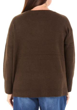 Thumbnail 2: CE CE BY CYNTHIA STEFFE Women's Plus Coffee Weather Pullover Sweater  