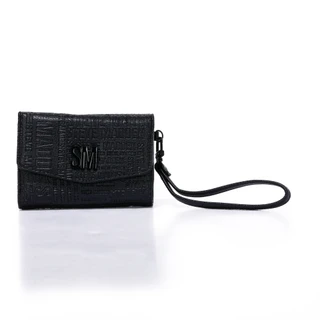 Thumbnail 1: Steve Madden Brett Indexer Logo Trifold Wristlet 