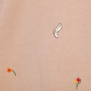 Thumbnail 2: Philosophy Women's Long Sleeve Cowboy Boot & Floral Embroidered Sweater 