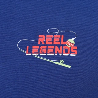 Thumbnail 3: REEL LEGENDS Men's Long Sleeve Christmas Holiday Sunset Graphic Tee 