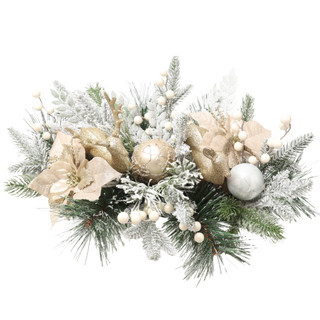 Thumbnail 3: Magical Season 16 In Frosted Woodland Deer Centerpiece 