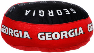 Thumbnail 2: Georgia Bulldogs 15x15 Georgia Bulldogs Circle Plush Pillow 