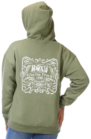 Thumbnail 1: ROXY Juniors Long Sleeve Feeling Free Fleece Hoodie  