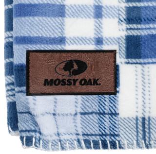 Thumbnail 2: Mossy Oak 50x70 Plaid Super Soft Reversible Throw Blanket  