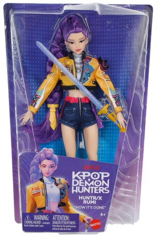 Thumbnail 1: Mattel KPop Demon Hunters Huntr/X Rumi Doll 