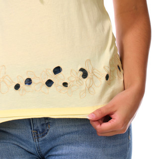 Thumbnail 2: Coco & Shay Juniors Embroidered Hem Tank 