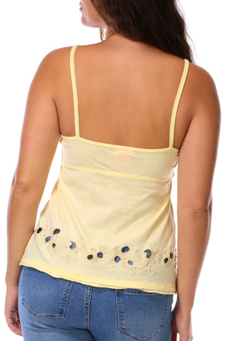 Thumbnail 3: Coco & Shay Juniors Embroidered Hem Tank 