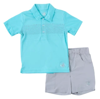 Thumbnail 1: Body Glove Toddler Boys' 2-Piece Short Sleeve Polo & Stretch Shorts Set 