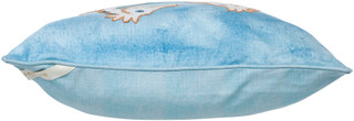 Thumbnail 2: MG MONOGRAM 20x20 Oceanic Twin Seahorse Decorative Pillow 