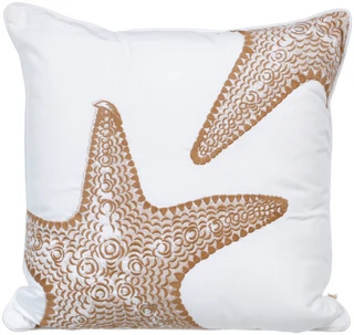 Thumbnail 1: MG MONOGRAM 20x20 Coastal Starfish Decorative Pillow 
