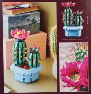 Thumbnail 2: LEGO 482 Pc Flowering Cactus Lego Set 